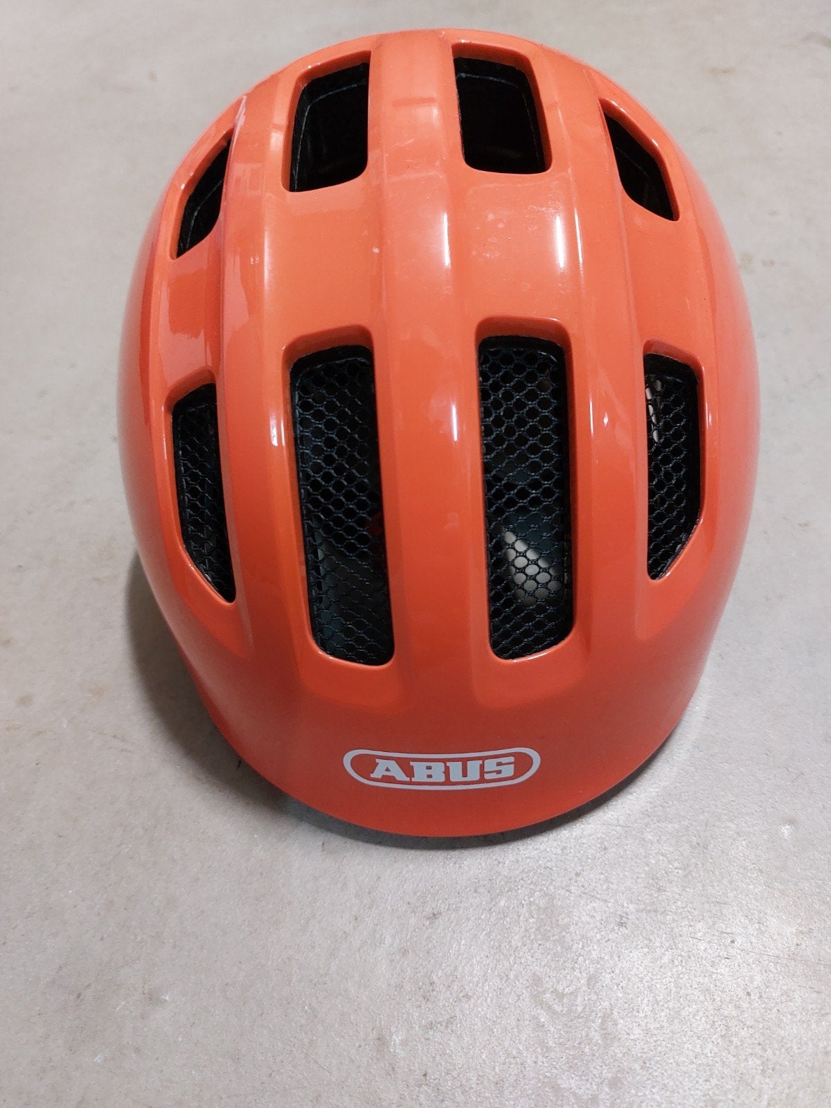 Abus fietshelm kind 45-50cm, Ophalen of Verzenden, Zo goed als nieuw, Overige maten