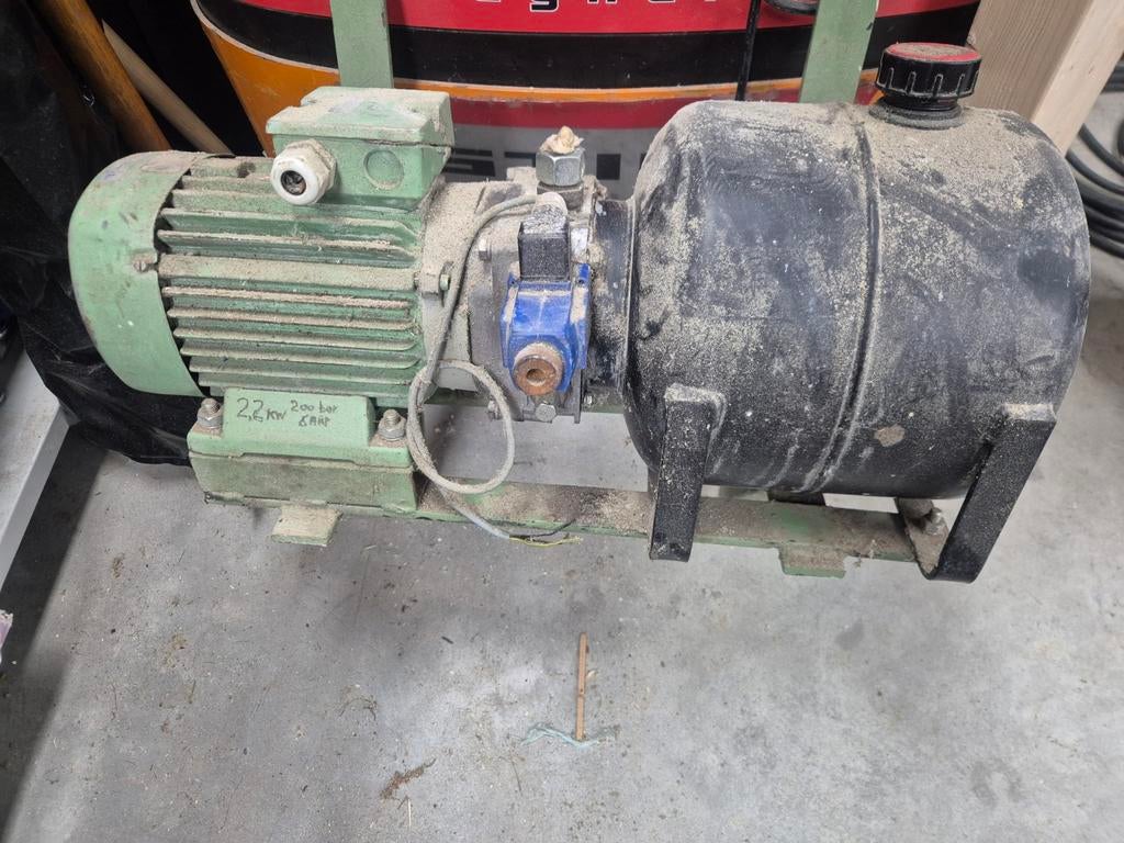 Hydrauliek unit, Ophalen, Minder dan 1400 rpm