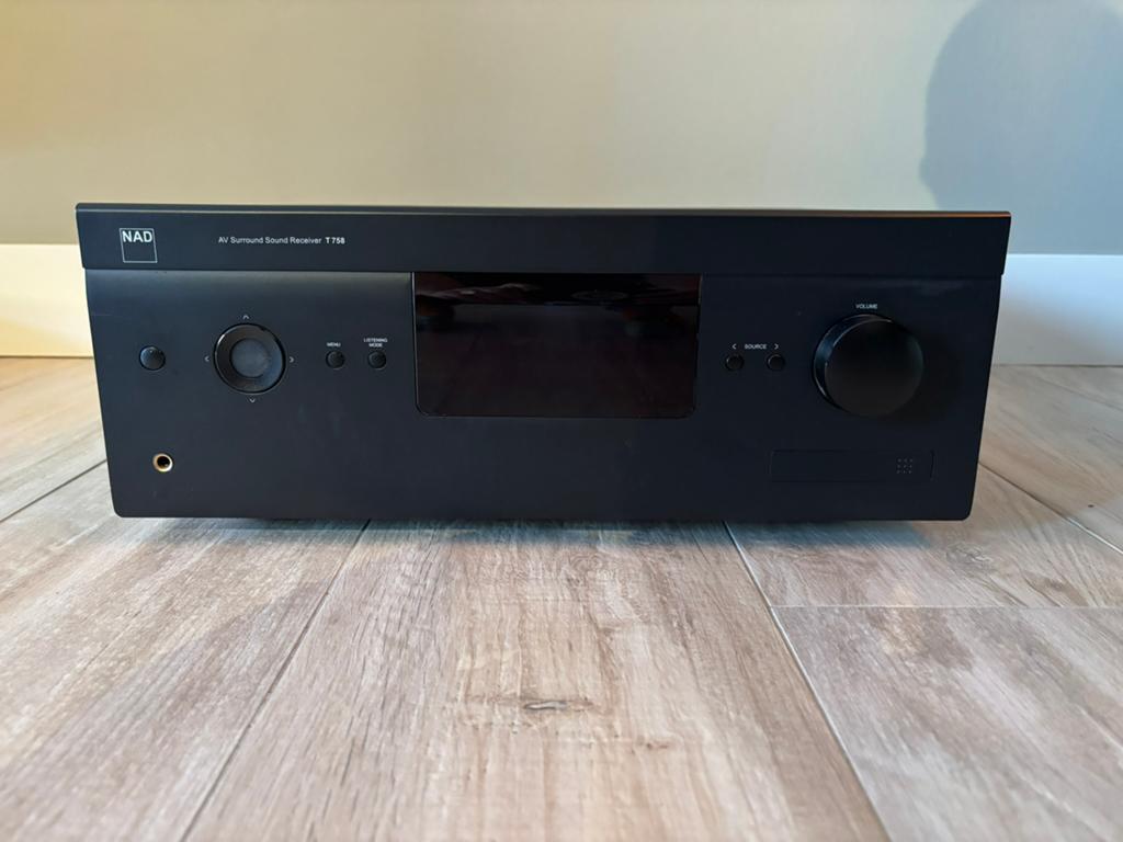 NAD T758 V3 Reciever - Topstaat!, 70 watt of meer, Zo goed als nieuw, Overige spelers, Ophalen