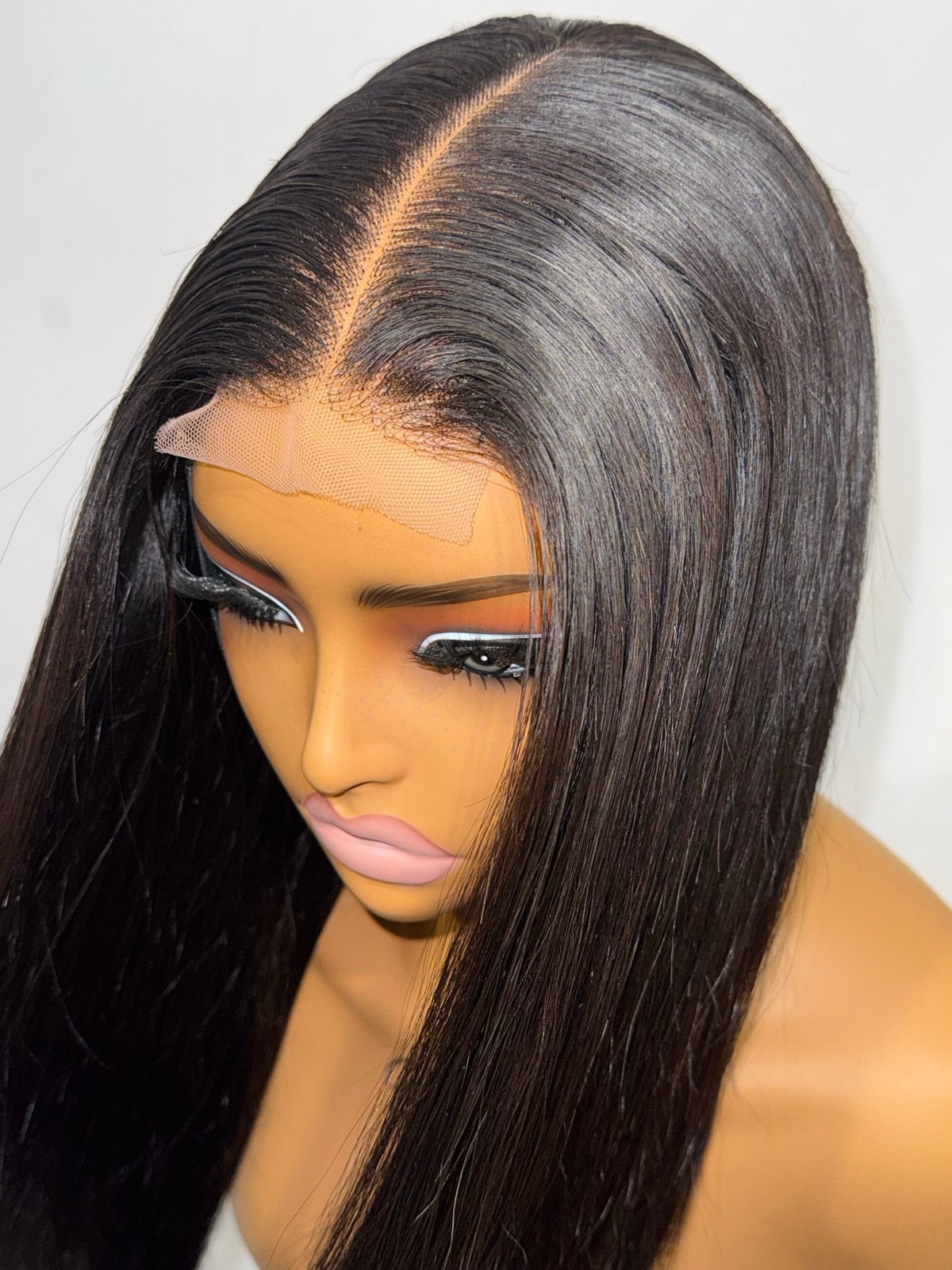 16 inch Bone Straight Pruik 100 % human Hair, Sieraden, Tassen en Uiterlijk, Uiterlijk | Haarverzorging, Ophalen of Verzenden