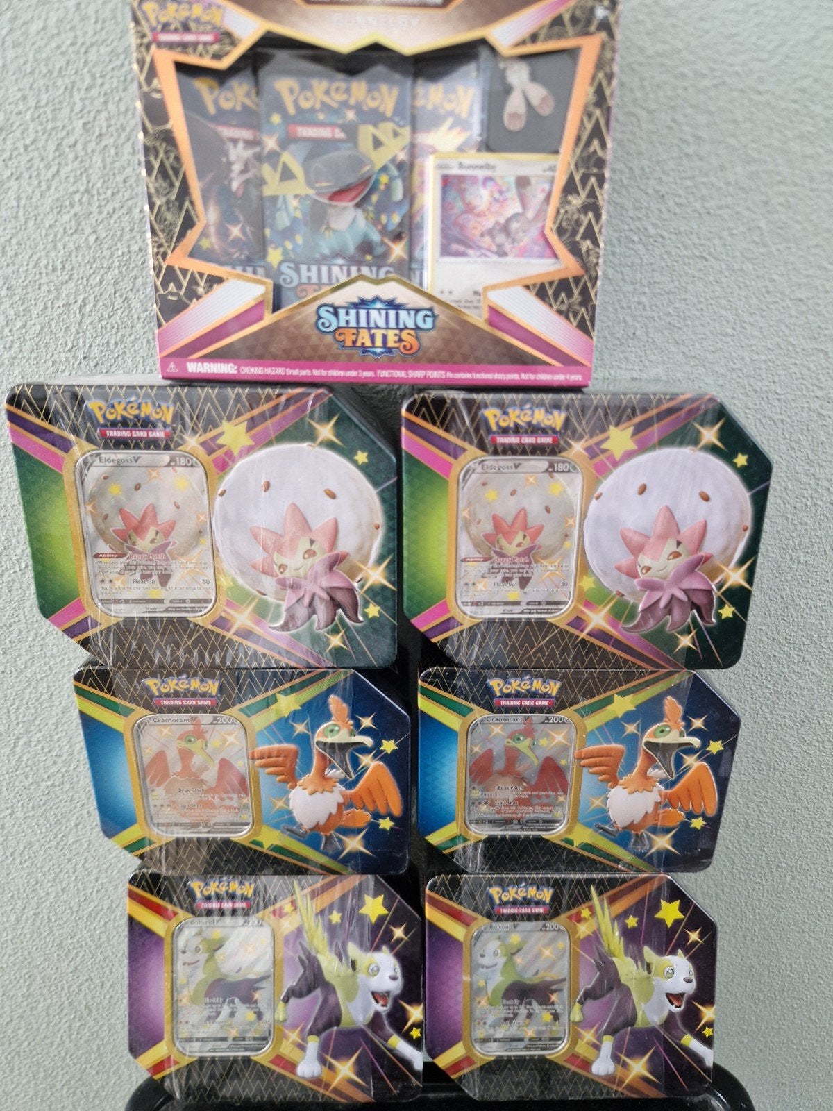 Pokémon Shining Fates set, sealed, Hobby en Vrije tijd, Verzamelkaartspellen | Pokémon, Ophalen of Verzenden, Nieuw, Boosterbox