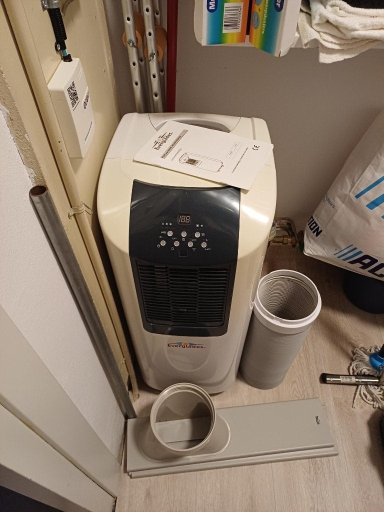 airco, Witgoed en Apparatuur, Airco's, Ophalen, Minder dan 60 m³, 3 snelheden of meer, Zo goed als nieuw