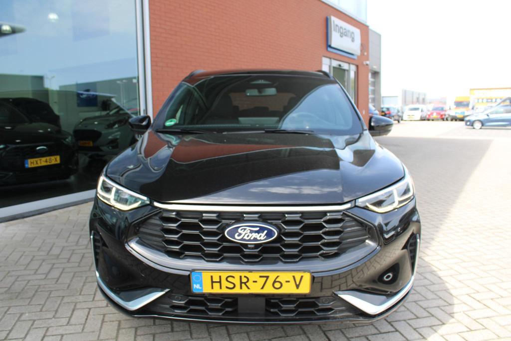 Ford Kuga 2.5 PHEV ST-Line X Orig NL Auto | Panoramadak | He, 14 kWh, Gebruikt, Leder en Stof, Zwart