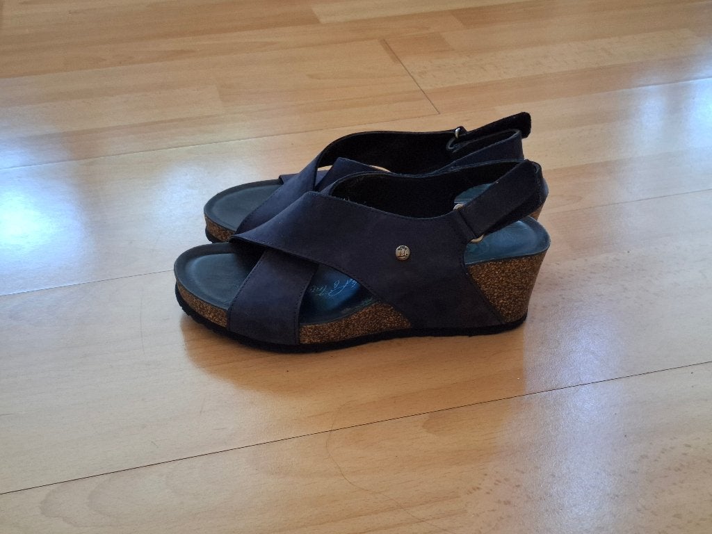 Panana Jack sandaal donkerblauw maat 38, Kleding | Dames, Schoenen, Sandalen of Muiltjes, Zo goed als nieuw, Panama Jack, Verzenden