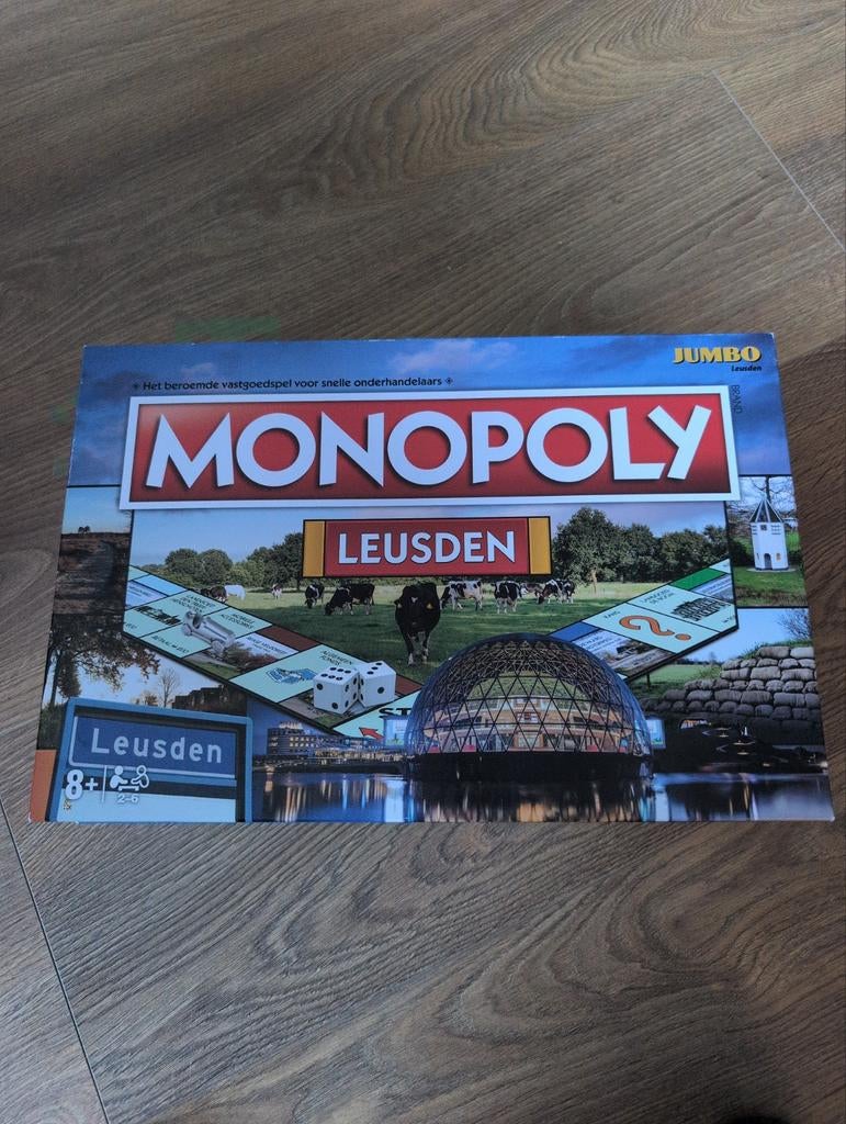 Monopoly Leusden - Speciale Editie Bordspel, Vijf spelers of meer, Ophalen, Zo goed als nieuw, Jumbo