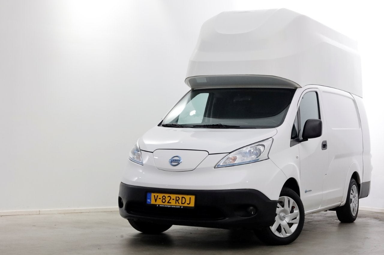 Nissan E-NV200 L2H2 XL Voltia 40 kWh 100% Elektrisch Snellad, Auto's, Dealer onderhouden, Gebruikt, Wit, 2 stoelen