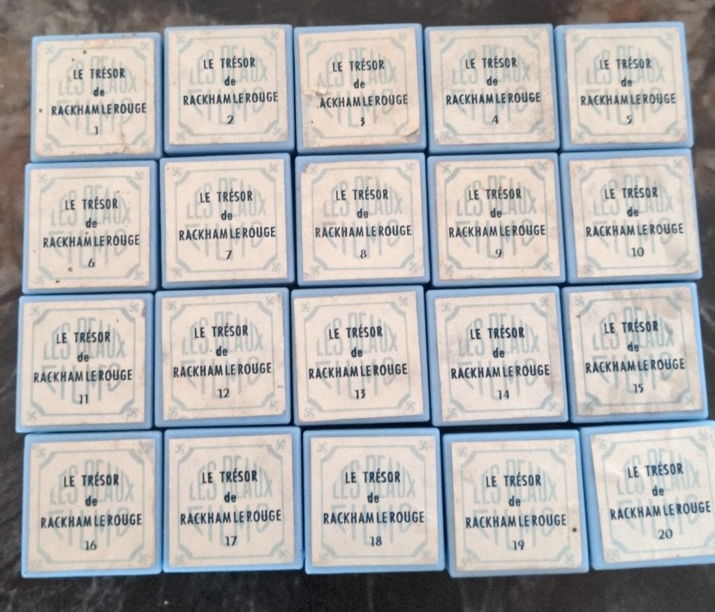 Tintin kuifje schat van Scharlaken Rackham toverlantaarn, Verzenden, Kuifje, Gebruikt, Beeldje of Figuurtje
