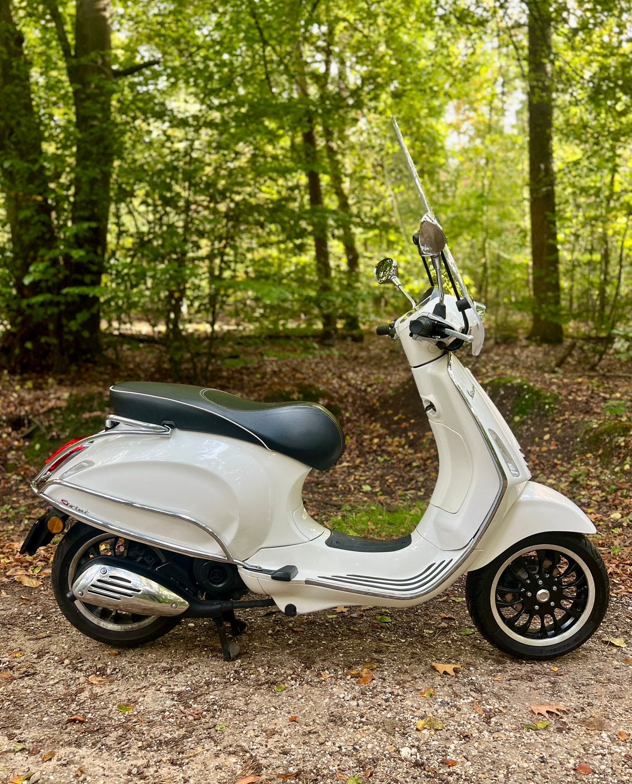 Vespa Sprint 2018 4T 2V | Carburateur | Wit | Brom!, Ophalen, Gebruikt, Overige modellen, Maximaal 45 km/u
