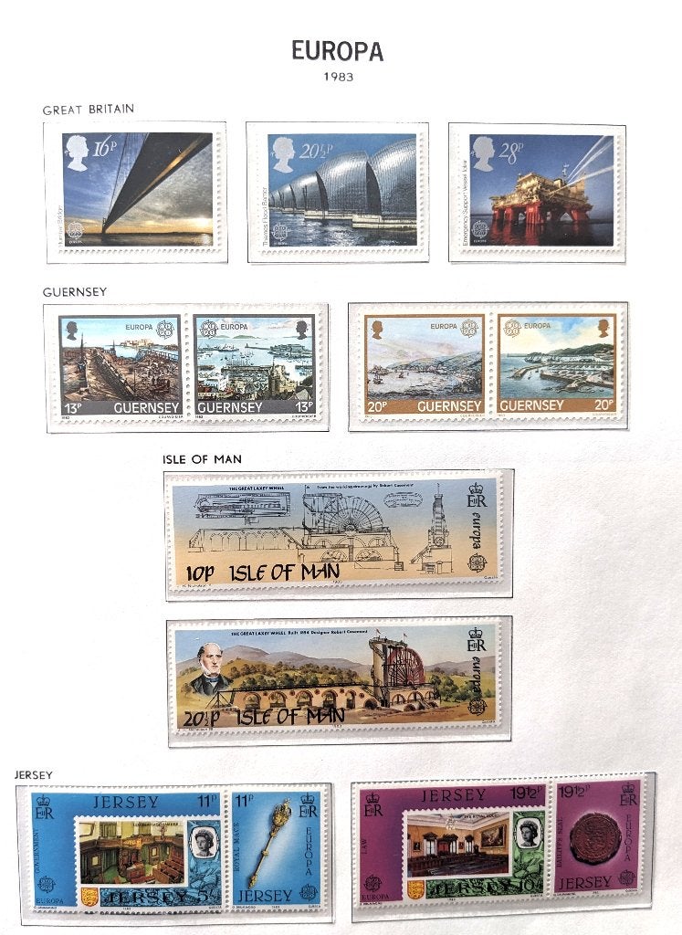 Ver.Europa+meelopers+velletjes v.a.1978 compleet, postfris, Postzegels en Munten, Ophalen, Verzamelalbum