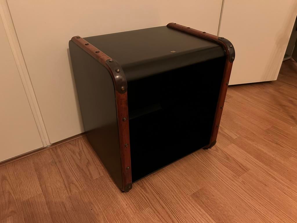 Prachtig nautische kastje / vak, bruin zwart antiek vintage, Ophalen, Minder dan 50 cm, Gebruikt, Minder dan 100 cm