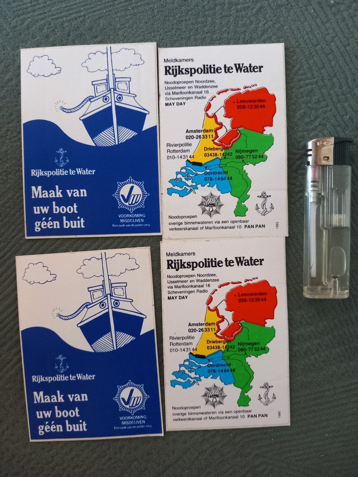 stickers rijkspolitie te water en Gemeentepolitie, politie, Verzamelen, Ophalen of Verzenden, Gebruikt, Bedrijf of Vereniging