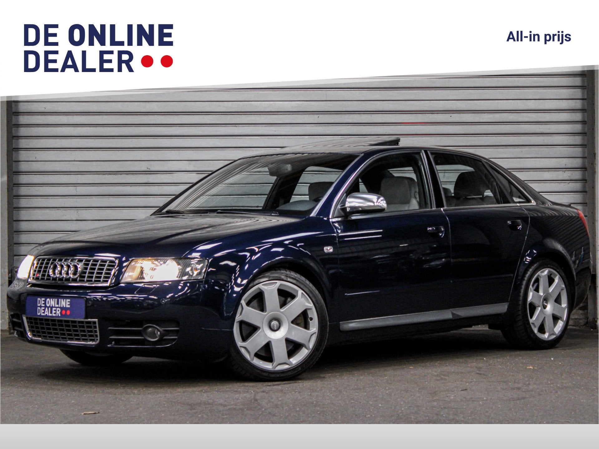 Audi S4 Limousine 4.2 V8 QUATTRO Exclusive |Uniek|Zeermooi|V, Automatische klimaatregeling, Gebruikt, Blauw, Leder