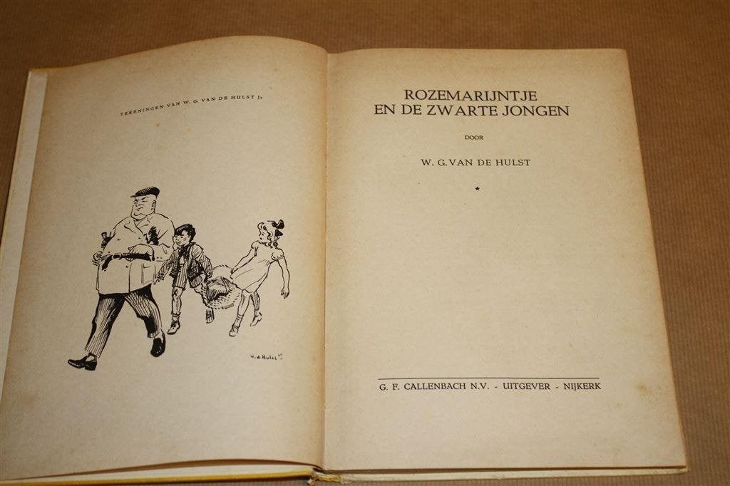 Rozemarijntje en de zwarte jongen. Hulst. 1e dr. 1949., Ophalen of Verzenden, Gelezen