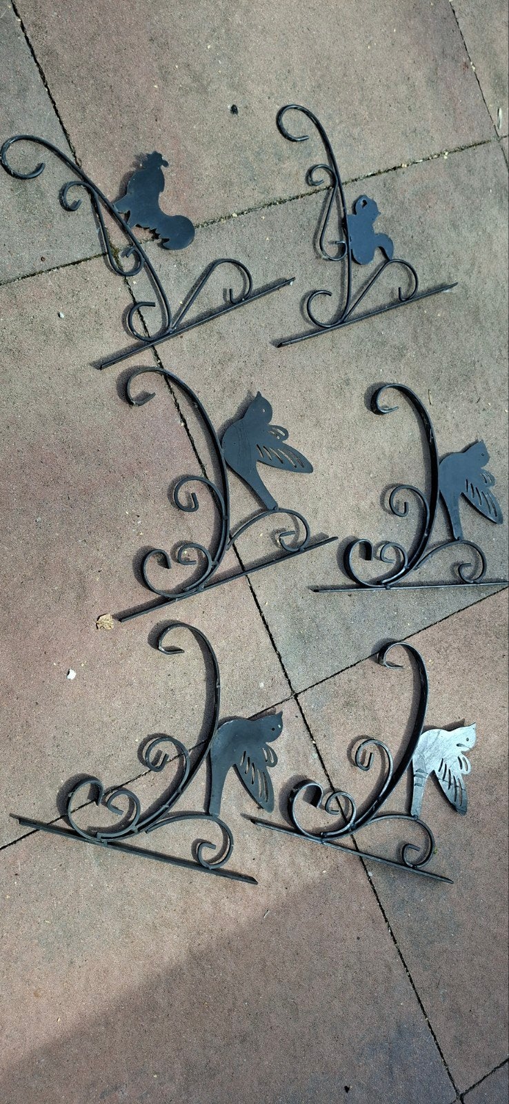 Diverse metalen decoratie voor tuin/camping, Ophalen, Gebruikt