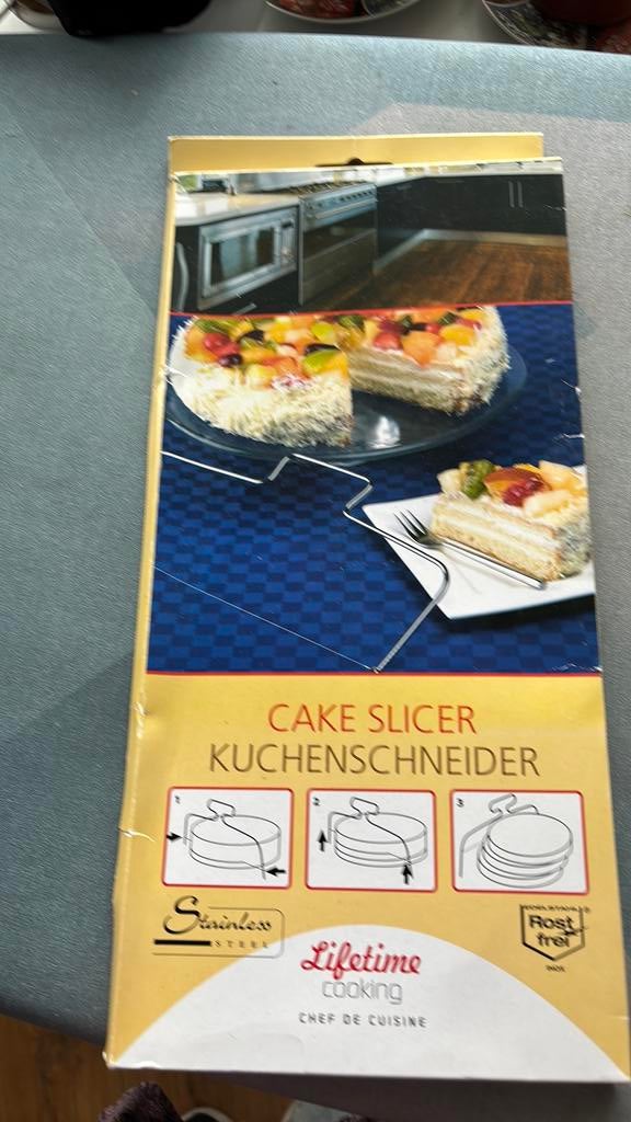 Cake snijder, Overige typen, Ophalen of Verzenden, Nieuw