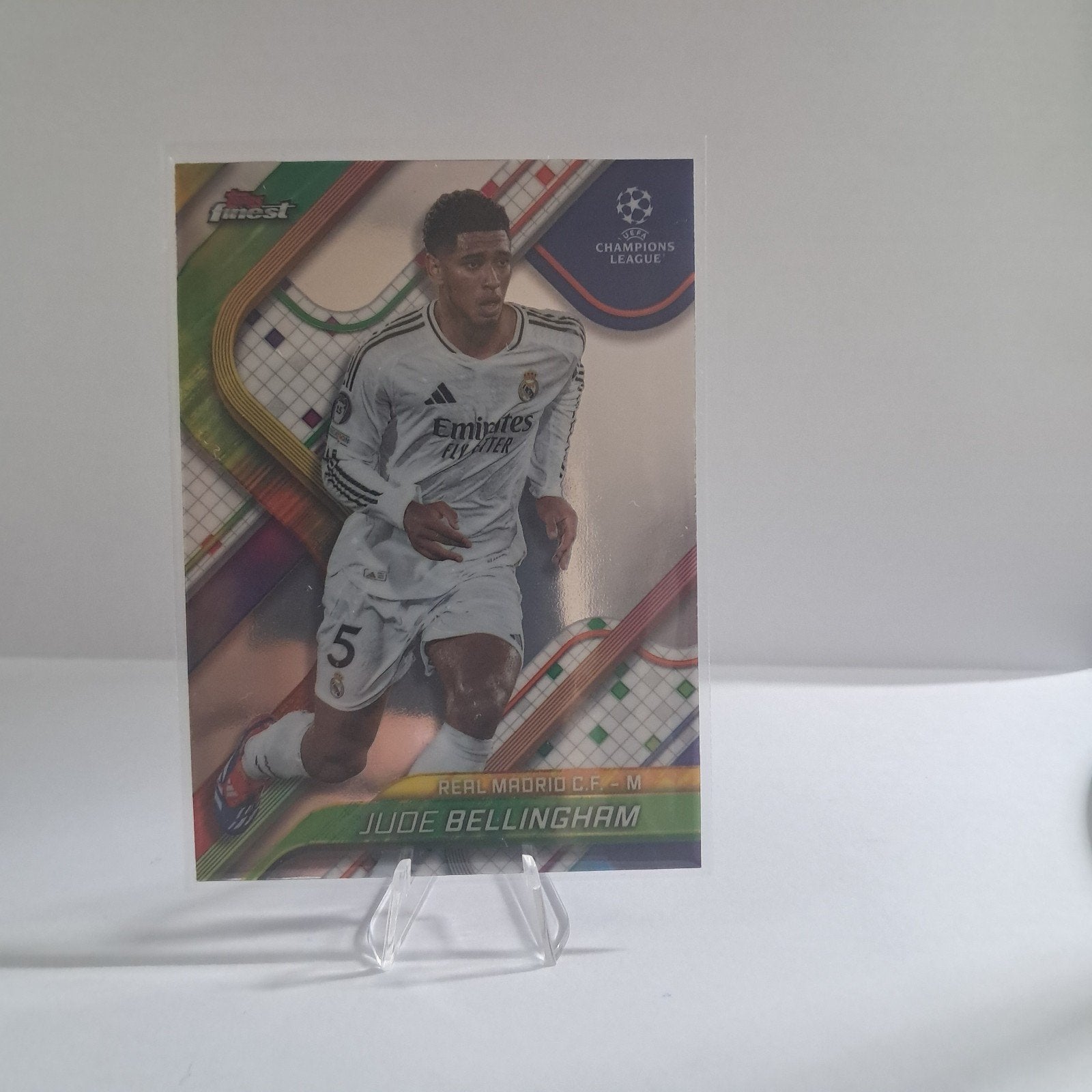 topps finest jude bellingham 24 25 real madrid, Ophalen of Verzenden, Nieuw, Plaatje