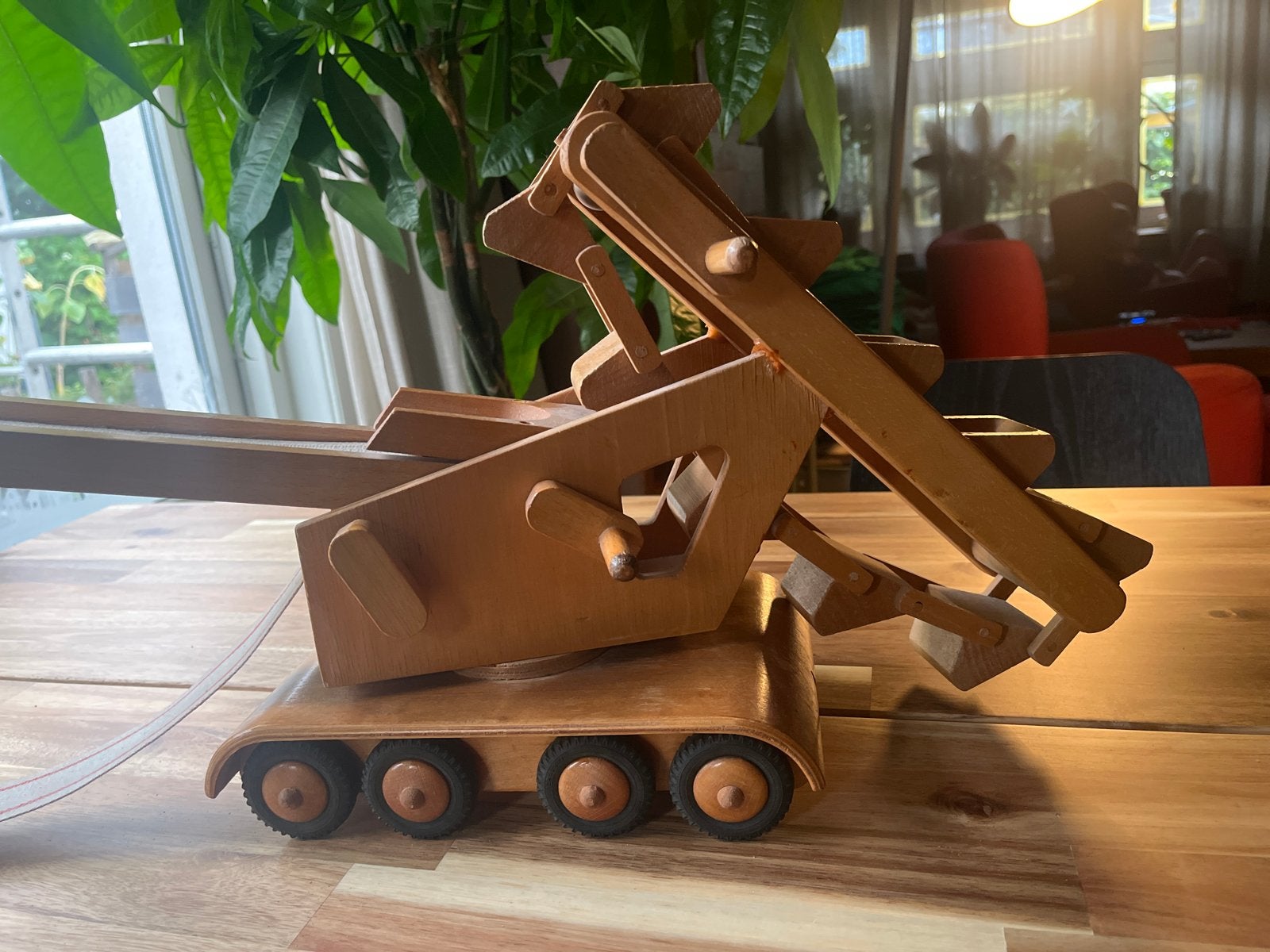 Vintage transportband graafmachine, Ophalen of Verzenden, Gebruikt