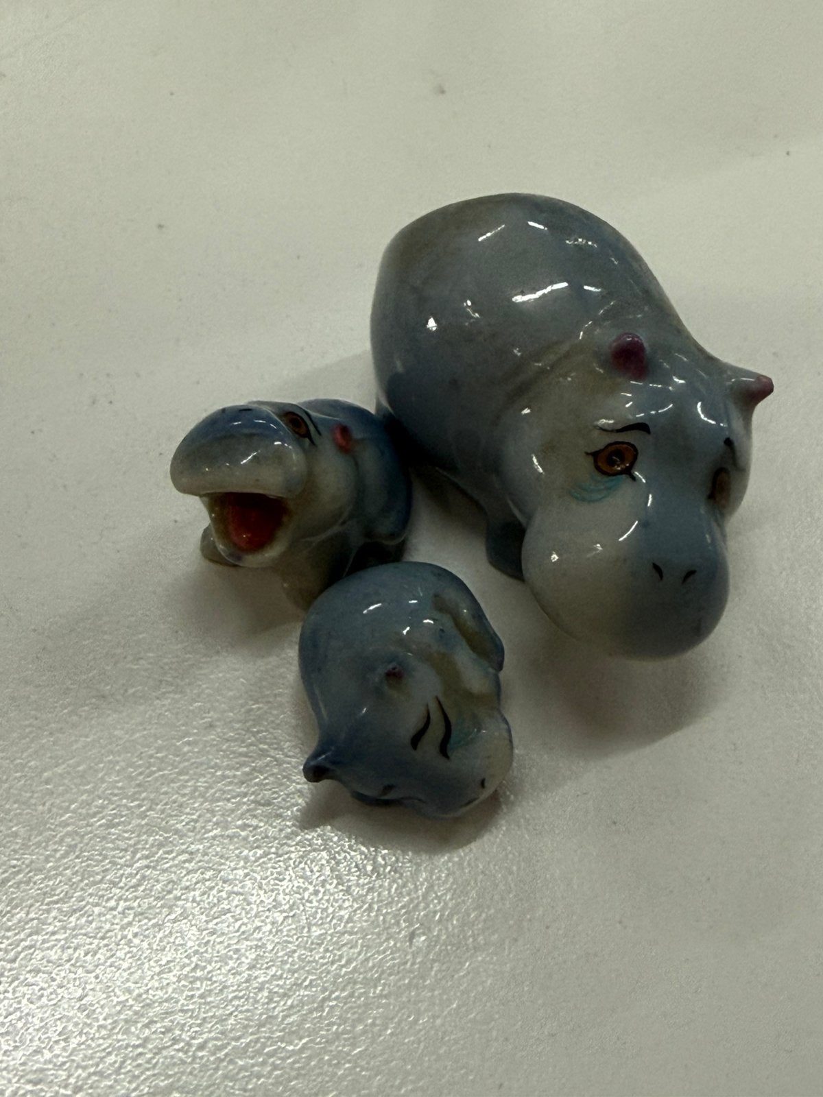 Wade ceramische nijlpaard beeldjes, Ophalen of Verzenden, Zo goed als nieuw, Overige materialen, Overige merken
