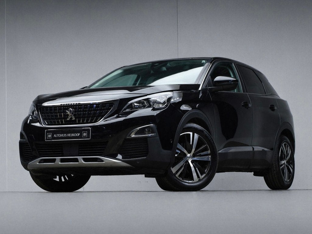 Peugeot 3008 1.2 PureTech Allure Sport (APPLE CARPLAY,NAVI,C, Auto's, Peugeot, Gebruikt, 1199 cc, Leder en Stof, Zwart