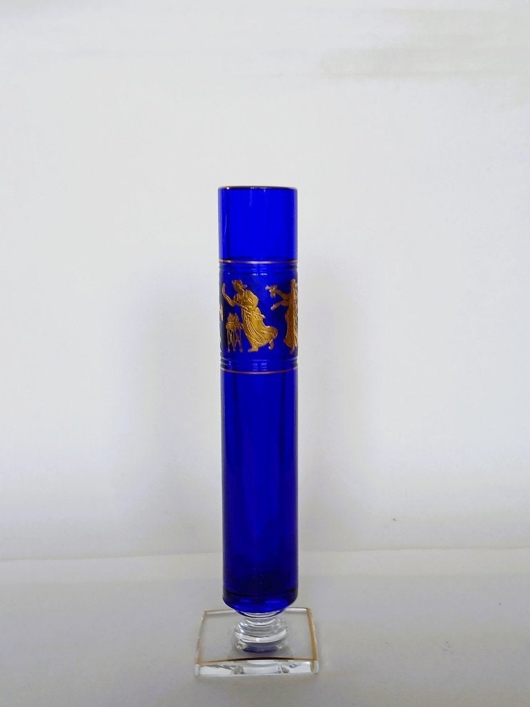 Vaas Kristal Val St Lambert Dans de Flore, Antiek en Kunst, Antiek | Glas en Kristal, Ophalen of Verzenden