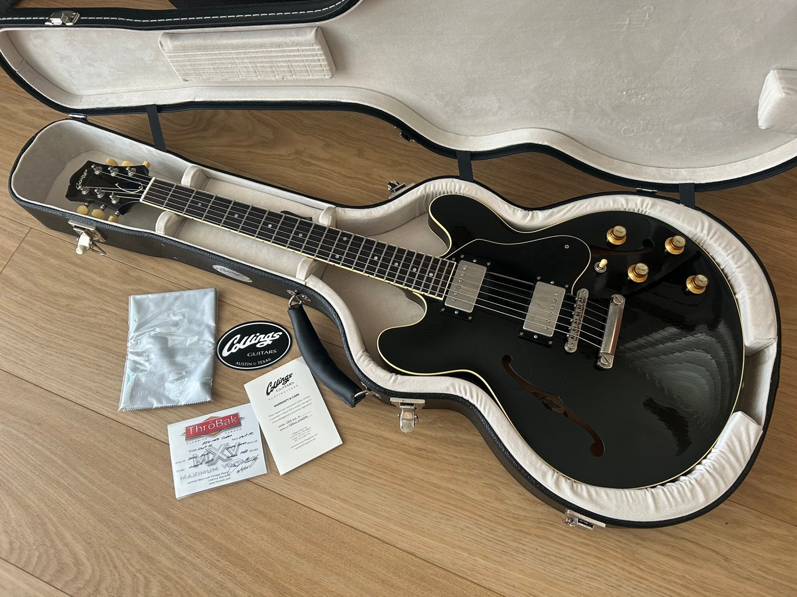 Collings I-35LC Vintage Jet Black 2025, Ophalen of Verzenden, Zo goed als nieuw, Solid body, Overige merken