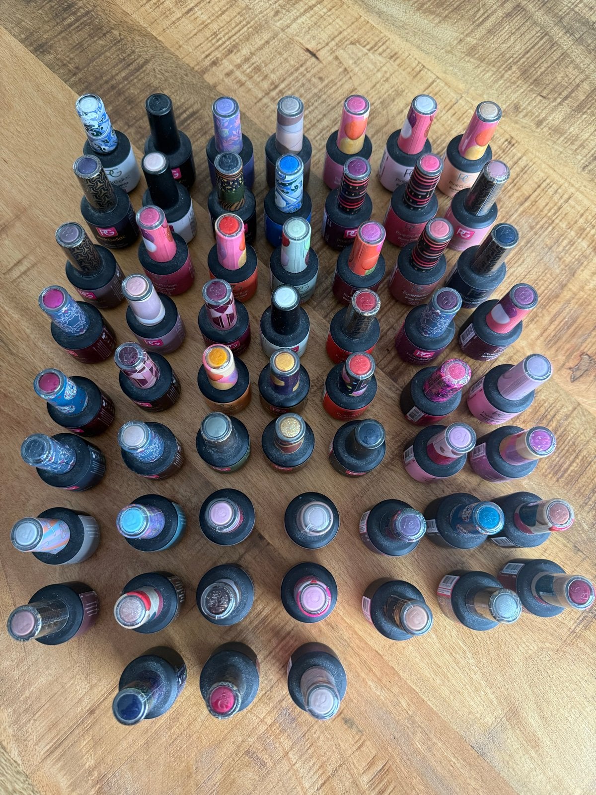 Pink Gellac Collectie: 59 Kleuren & Accessoires, Gebruikt, Overige kleuren, Ophalen of Verzenden, Handen en Nagels
