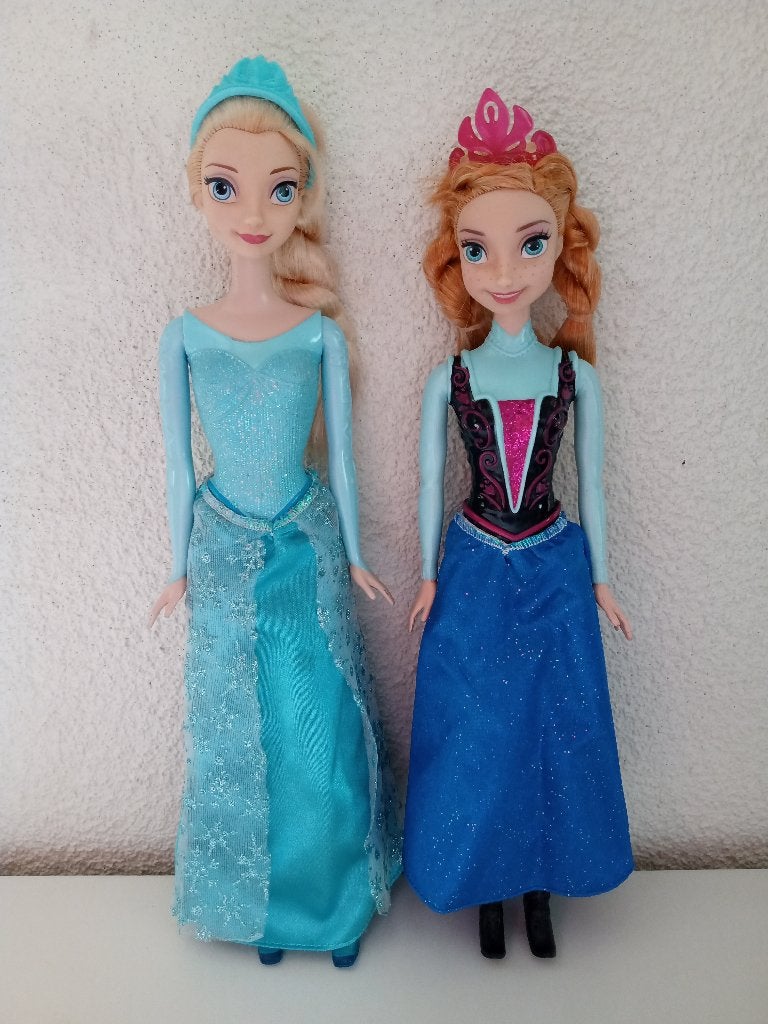 ELSA en ANNA Disney Frozen Mattel, Ophalen of Verzenden, Gebruikt, Overige typen