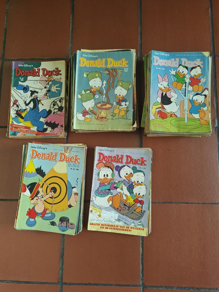Donald Duck stripboeken - Diverse jaargangen, Boeken, Stripboeken, Gelezen, Meerdere stripboeken, Ophalen of Verzenden