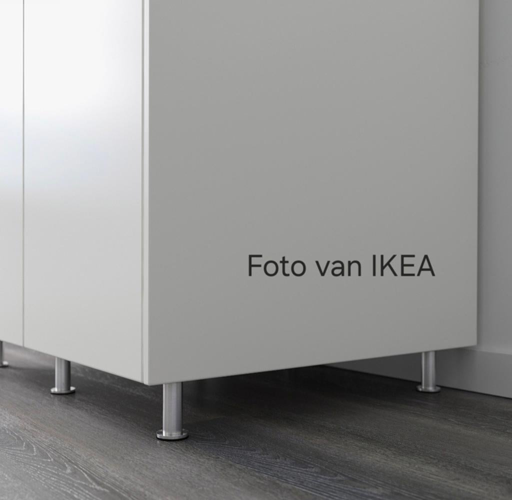 IKEA Capita, Witte, meubelpootjes 8 cm - 4 stuks, Ophalen of Verzenden, Nieuw