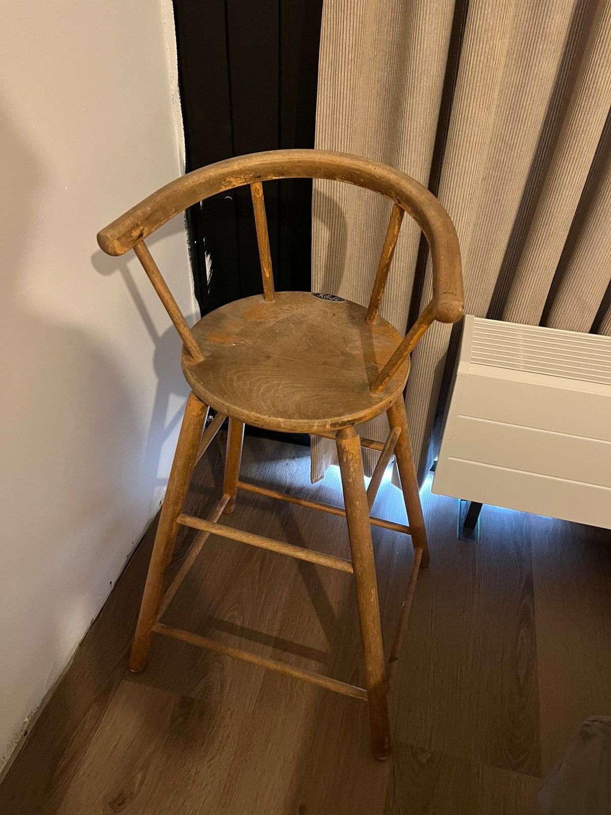 Vintage kinderstoel jaren 50/60 kibofa, Ophalen of Verzenden, Zo goed als nieuw, Overige typen