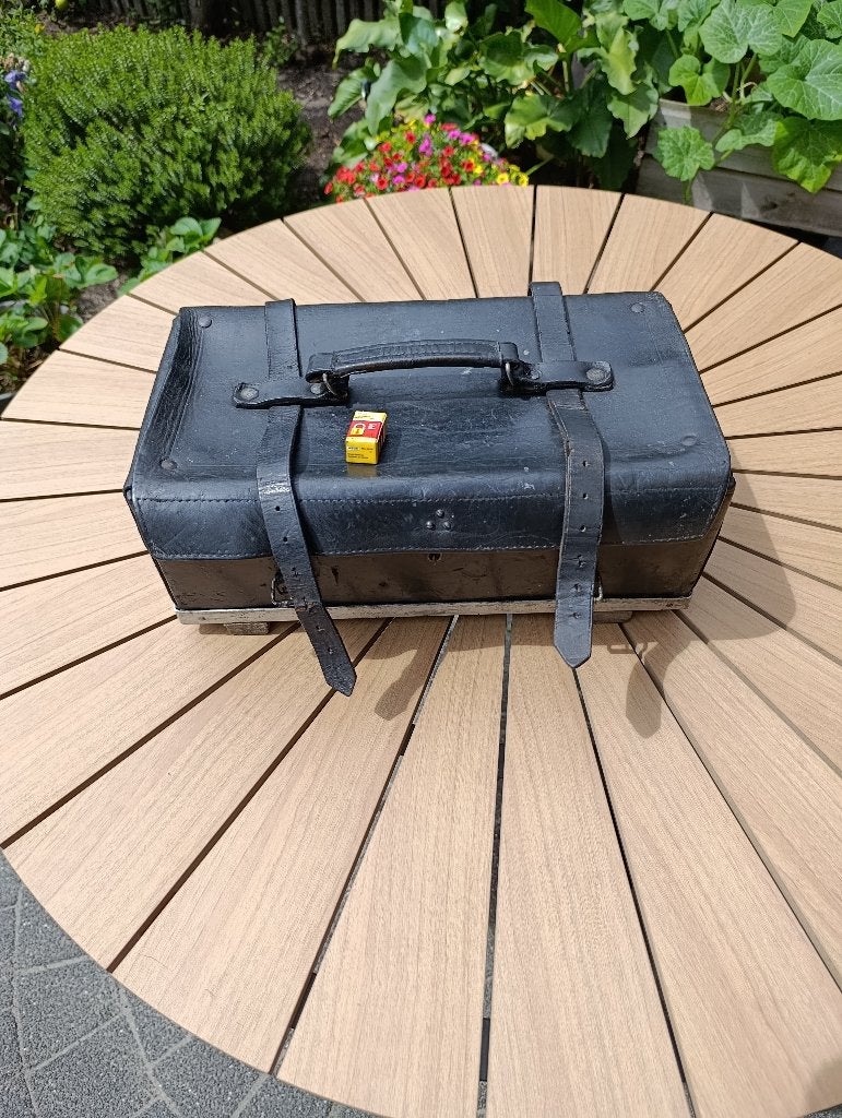 Lederen gereedschap tas, Ophalen of Verzenden