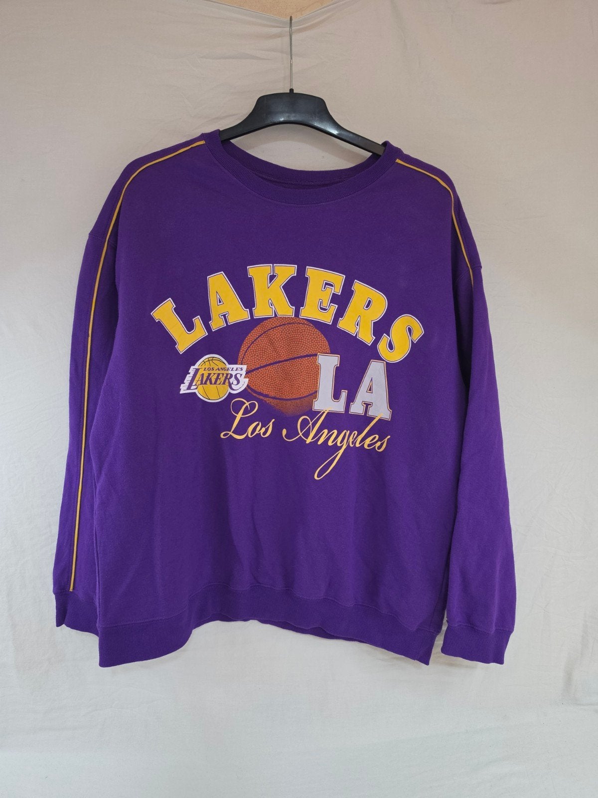 Los Angeles Lakers sweater heren XXL NBA paars, Paars, Overige maten, Zo goed als nieuw, NBA