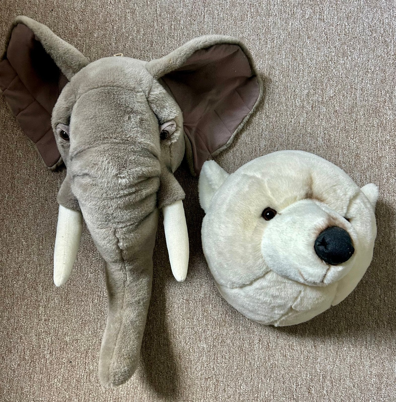 Dierenkoppen muurdecoratie, Ophalen, Gebruikt, Overige merken, Overige kleuren