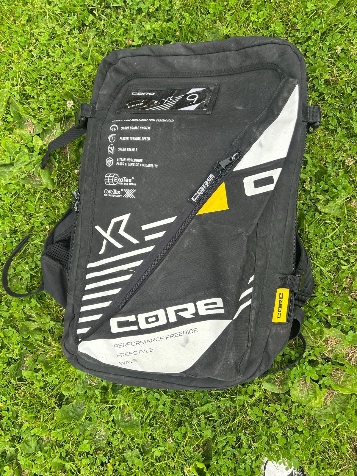 Core XR6 9M Kite - Gebruikt maar in goede staat, Gebruikt, 9 m², Geen board, Ophalen of Verzenden