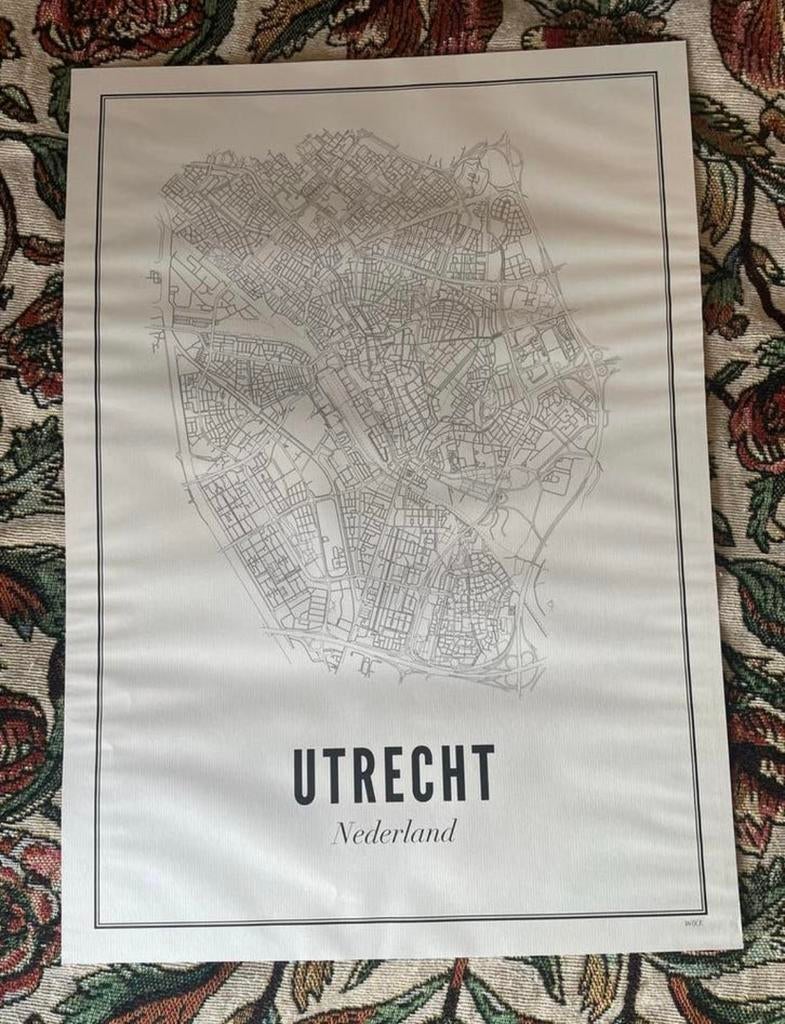Stijlvolle print Utrecht Nederland - wijck, Ophalen, Zo goed als nieuw