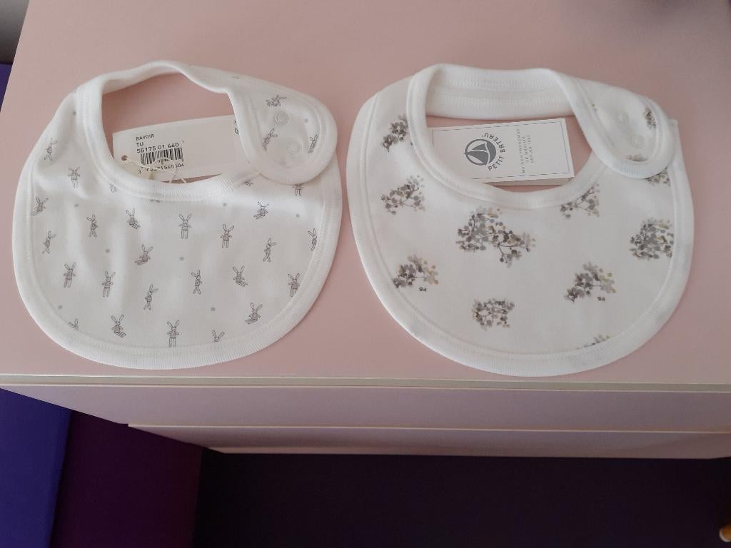 Petit Bateau 2x slabbetje nieuw en meer, Kinderen en Baby's, Verzenden, Nieuw, Overige typen