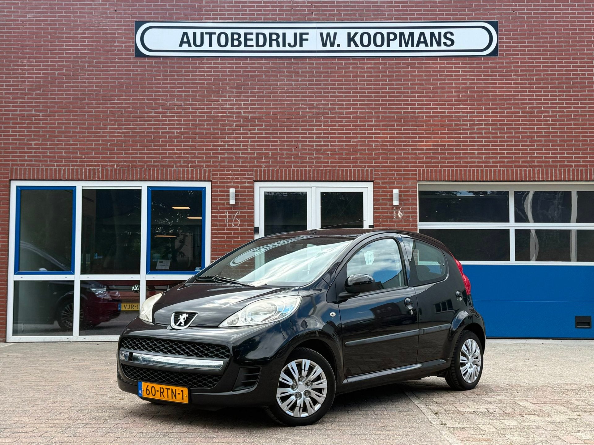 Peugeot 107 1.0-12V XS, Auto's, Euro 5, Stof, Gebruikt, Zwart