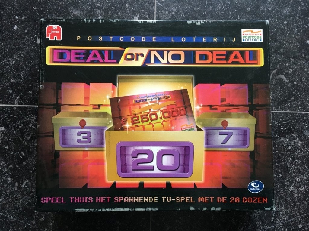 Deal or no deal spel, Een of twee spelers, Ophalen of Verzenden, Zo goed als nieuw, Jumbo