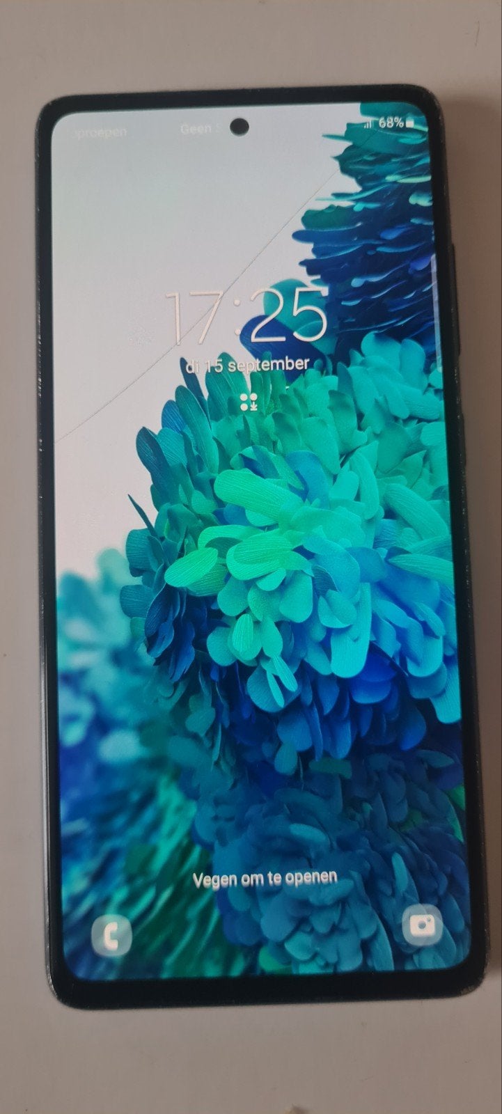 Samsung S2FE 128gb,scheur in scherm, Ophalen of Verzenden, Zonder simlock, Niet werkend, Zonder abonnement
