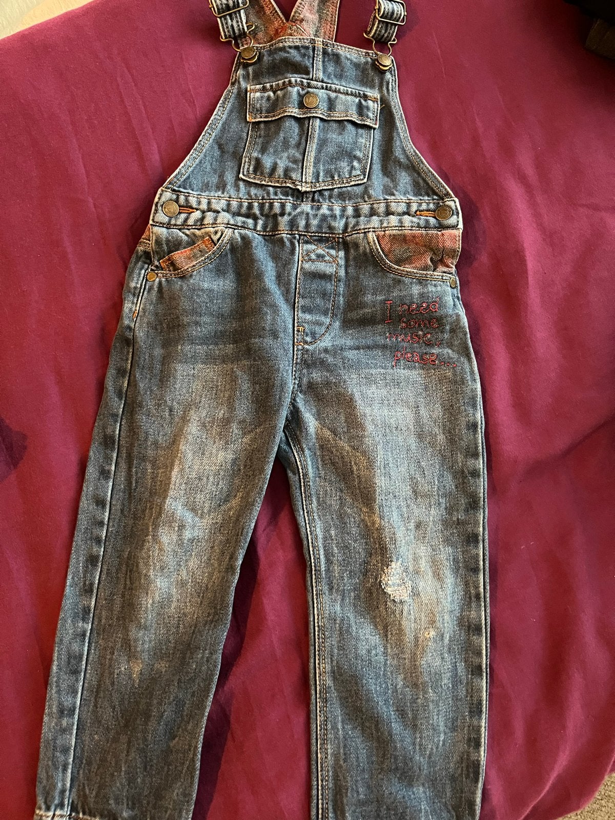 Zara Baby Boy spijker tuinbroek maat 98 (2-3 jaar), Ophalen, Zo goed als nieuw, Jongen, Broek