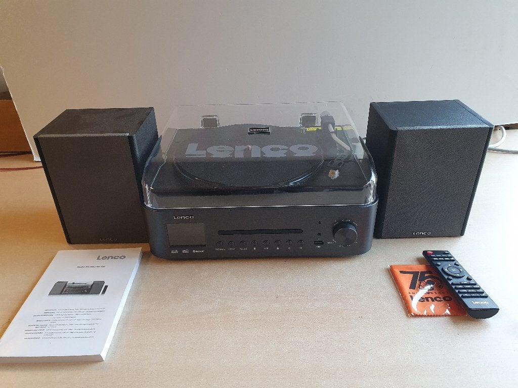 Lenco MC-460 Hifi-set met Platenspeler, CD en internet radio, Ophalen of Verzenden, Overige merken