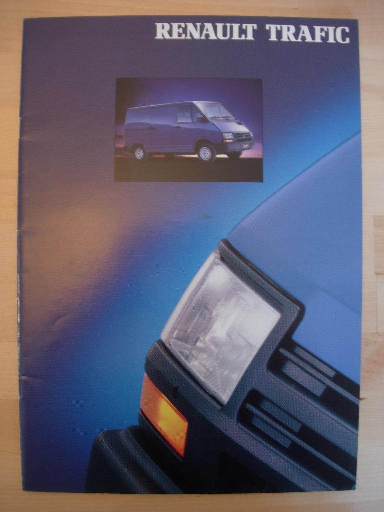 Renault Trafic Brochure 1990 - Bestelwagen, Renault, Ophalen of Verzenden, Zo goed als nieuw, Renault