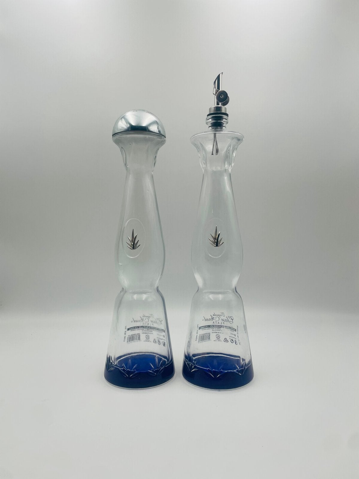 Clase Azul Plata flessen - Decoratieve flessen, Gebruikt, Blauw, Met deksel, Ophalen of Verzenden
