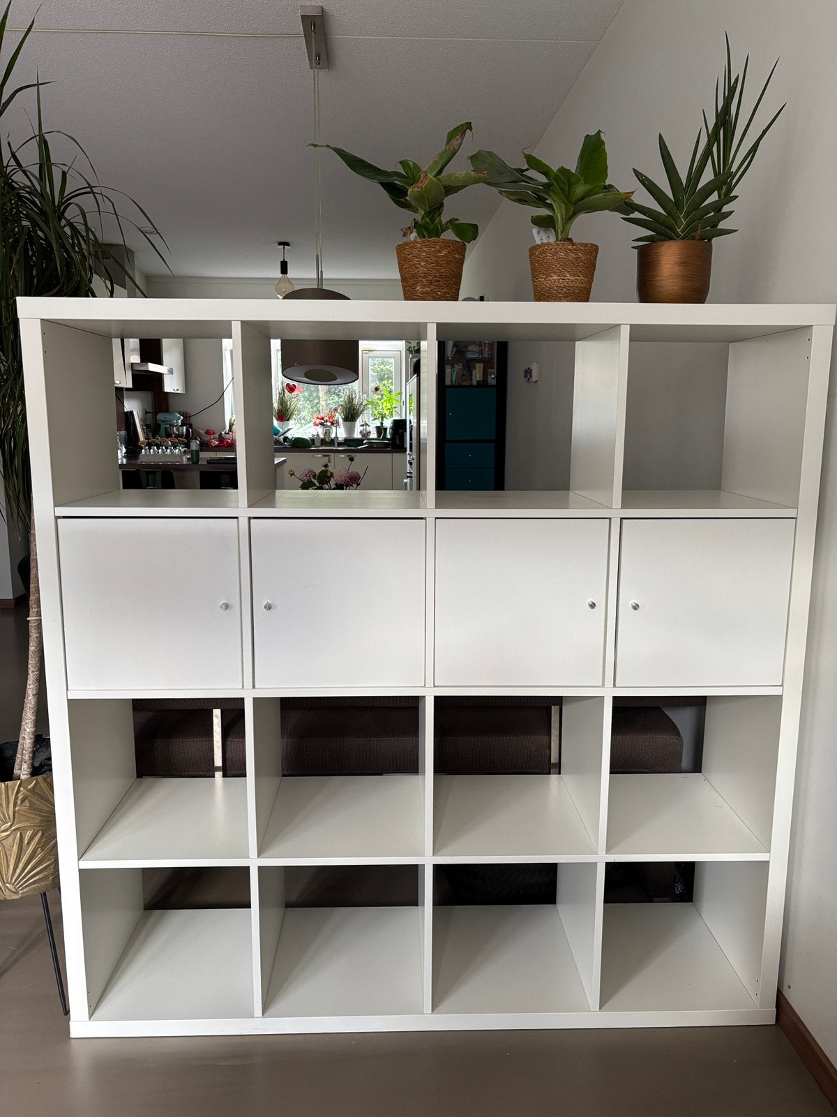 Kallax open kasten 3x, Ophalen, Gebruikt, Met lade(s), 100 tot 150 cm