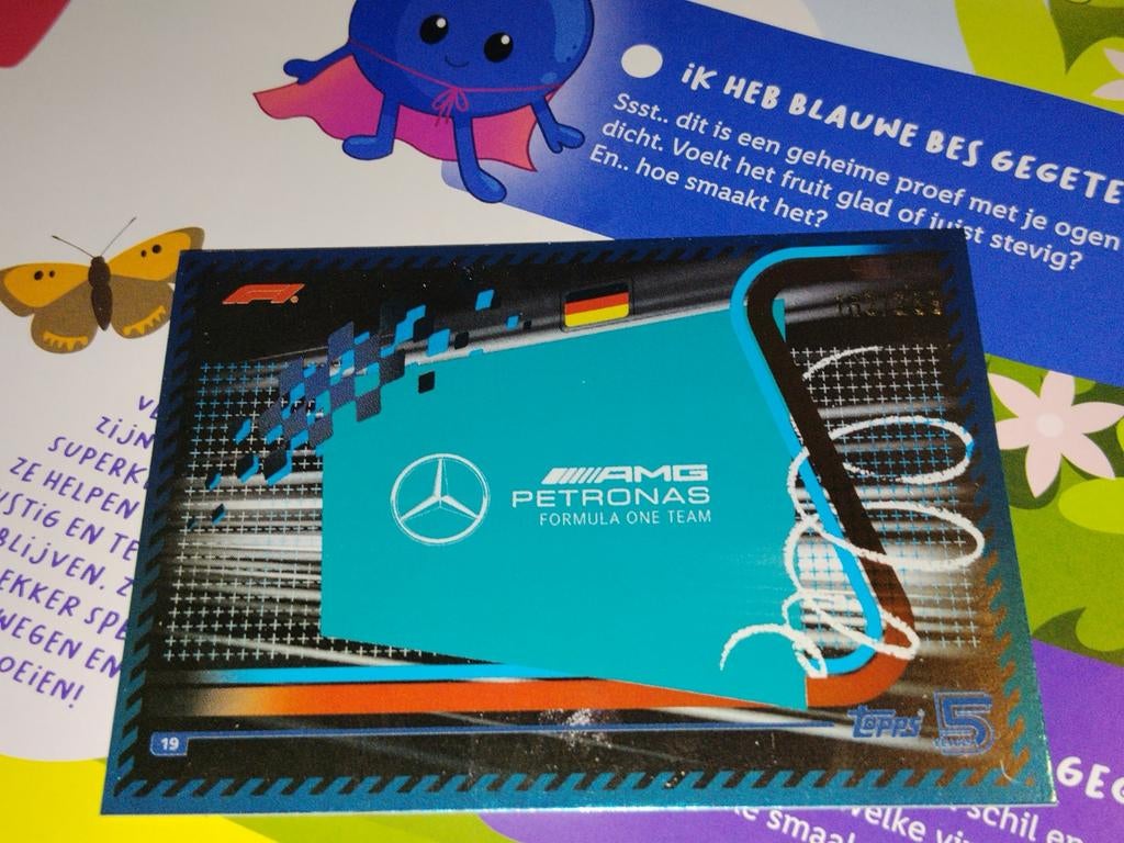 F1 Topps Kaarten - Mercedes, Alonso, Perez, Norris, Gasly, Ophalen of Verzenden, Zo goed als nieuw, Meerdere kaarten, Foil