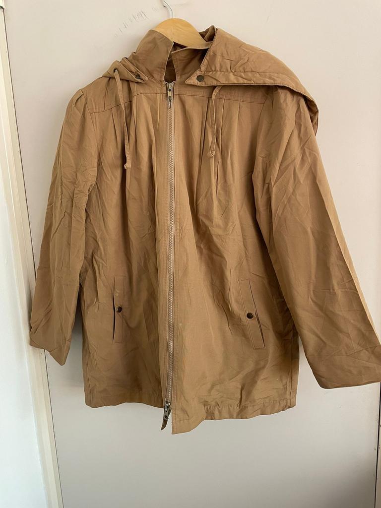 London Fog Jas - Beige/Bruin - Maat M, Ophalen of Verzenden, Gedragen, Maat 38/40 (M), Beige