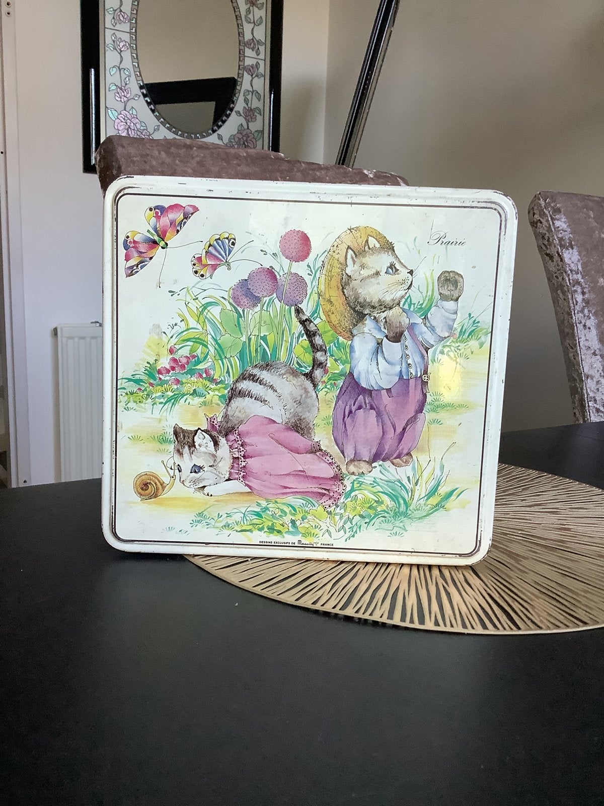 Vintage Blik, Ophalen of Verzenden, Gebruikt, Overige