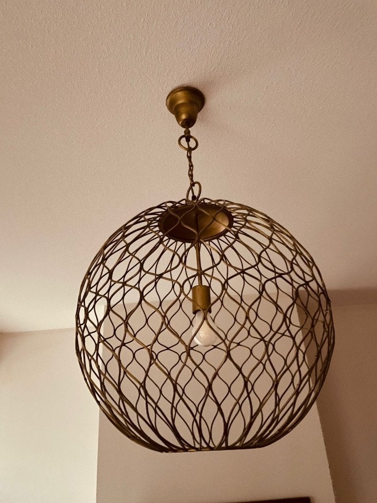 Crate & Barrel Hanging Lights x 2 Pieces, Huis en Inrichting, Ophalen, Zo goed als nieuw, Metaal
