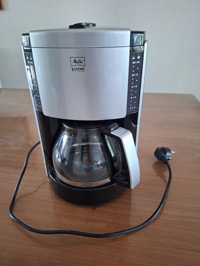 melitta Look de luxe nieuw, Witgoed en Apparatuur, Koffiezetapparaten, Ophalen, 10 kopjes of meer, Gemalen koffie, Koffiemachine