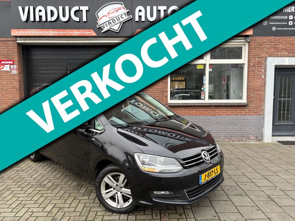 Volkswagen Sharan 1.4 TSI Highline 7p., Auto's, Volkswagen, Euro 5, Stof, 1800 kg, 4 cilinders